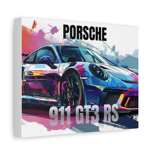 Porsche 911 GT3 RS Matte Canvas Print