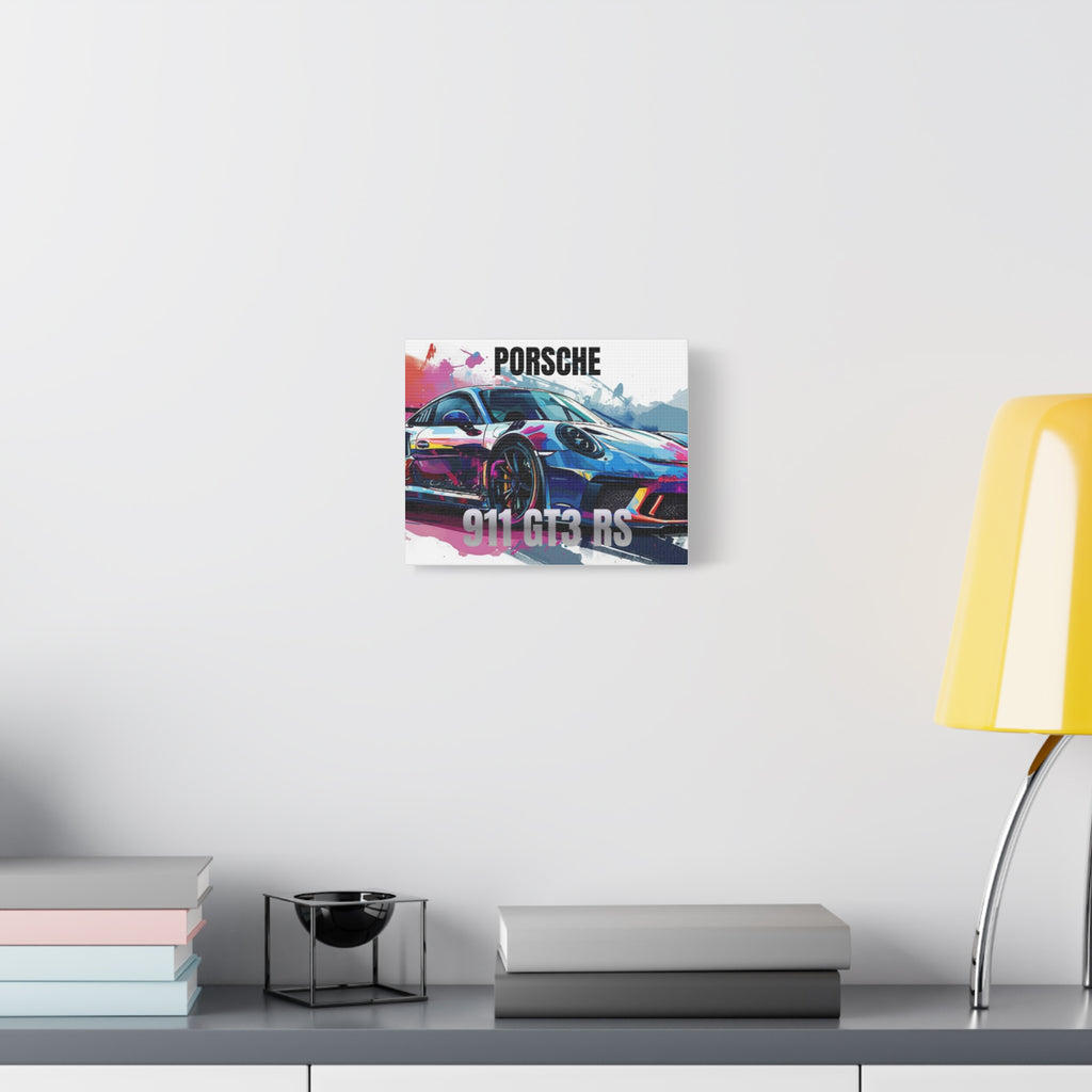 Porsche 911 GT3 RS Matte Canvas Print